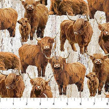 Highland Home Highland Cows Beige DP28690-12