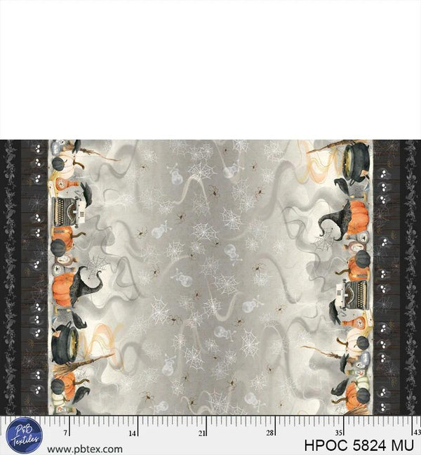 Hocus Pocus-Spooky Scene Double Border 5824-MU