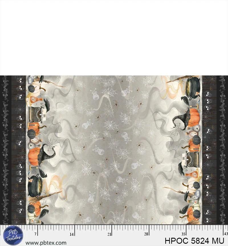 Hocus Pocus-Spooky Scene Double Border 5824-MU