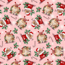 Holiday Cats Pink HOLIDAY-CD3646