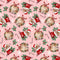 Holiday Cats Pink HOLIDAY-CD3646
