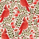 Holiday Classics-Cardinals Cream Canvas Metallic RP627-CR6CM