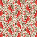 Holiday Classics-Cardinals Cream Colored Metallic RP626-CR3M