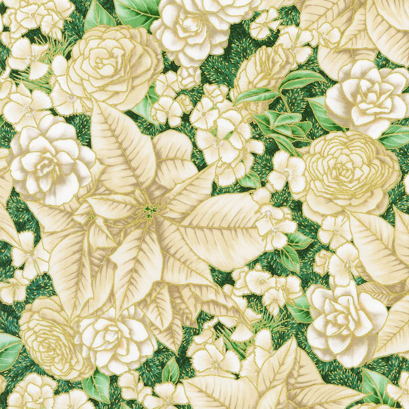 Holiday Flourish-Peppermint Twist Cream SRKM-22946-84