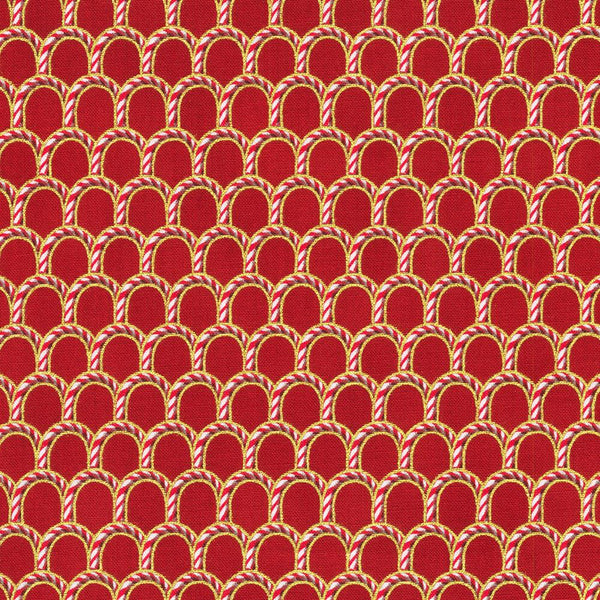Holiday Flourish-Peppermint Twist Crimson SRKM-22952-91
