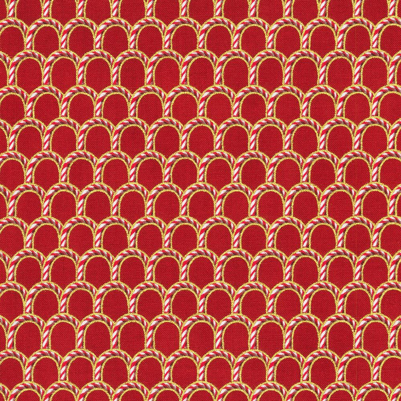 Holiday Flourish-Peppermint Twist Crimson SRKM-22952-91