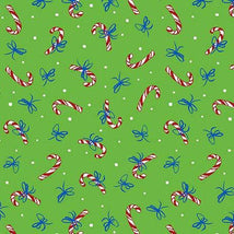 Holiday Road Trip-Candy Canes Green 2600-31964-G
