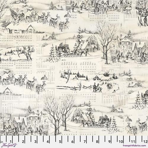 Holidays Past-Winter Toile Neutral PWTH200.NEUTRAL