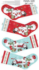 Holly Jolly-25" Stocking Panel White Multi 28820­10
