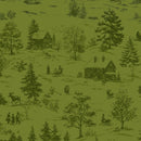 Holly Jolly Calico-Evergreen 4678-66