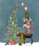 Holly Woods-35" Panel Woodland Decorating Slate 9247P-79