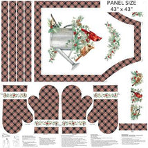 Home For Christmas-45" Apron Panel White Multi C28922-10