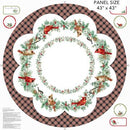 Home For Christmas-45" Tree Skirt Panel White Multi C28923-10