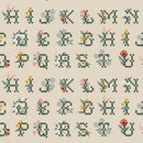 Home Sweet Home-Cross Stitch Letters Linen Canvas RP1803-LI2C
