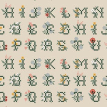 Home Sweet Home-Cross Stitch Letters Linen Canvas RP1803-LI2C