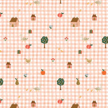Home Sweet Home-Farmhouse Gingham Pink RP1806-PI2