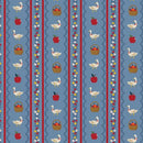 Home Sweet Home-Farmhouse Stripe Blue Canvas RP1808-BL4C
