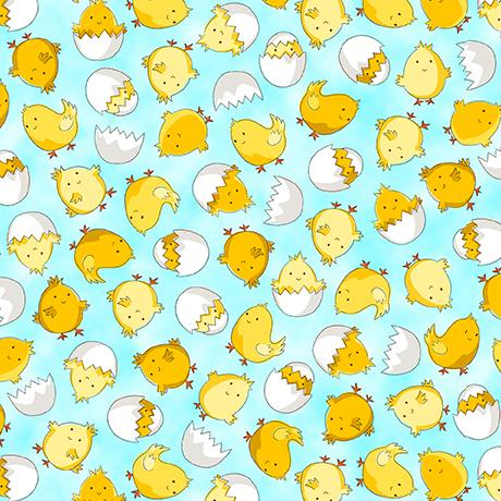 Hoppy Easter-Chicks Lt Blue 2600-30913-B