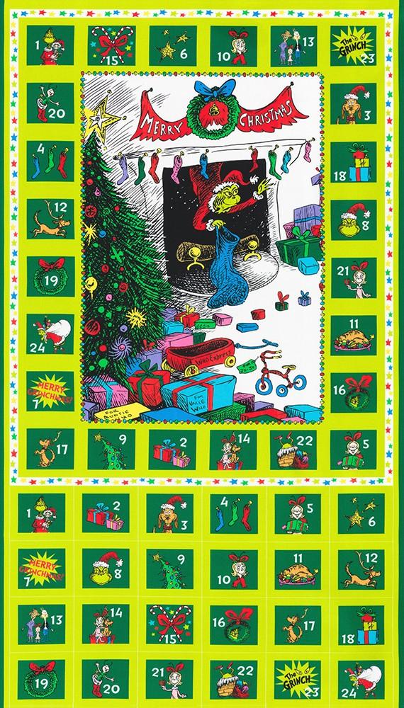 How The Grinch Stole Christmas-34" Panel Holiday ADED-22565-223