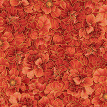 Imperial Bloom-Packed Peony Metallic Red IMPERIAL-CM4373