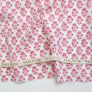 Indian Block Prints Cottage-Stamp Floral in Pink BPCT-03-SPF-PINK