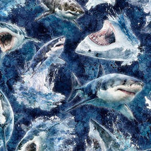 Into The Deep-Great Whites Mediterranean 32220-N