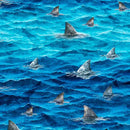 Into The Deep-Shark Fins Ocean 32222-B