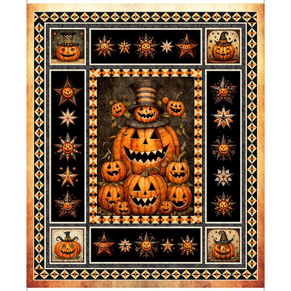 Jeepers Creepers-37" Pumpkin Panel Orange 2600-31007-O
