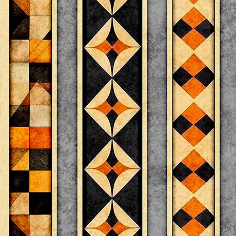 Jeepers Creepers-Halloween Geo Stripe Multi 2600-31016-X