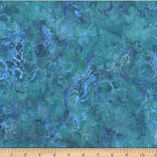 Jelly Fish Batiks-Water Splash Azure MR52-1