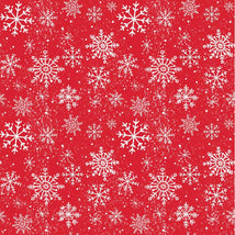 Jingle Bear Lane Collection-Snowflakes Red 98250204-02