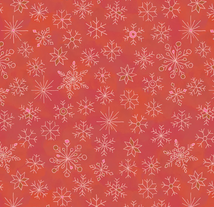 Jolly Collage-Snowfall Red 55219-3