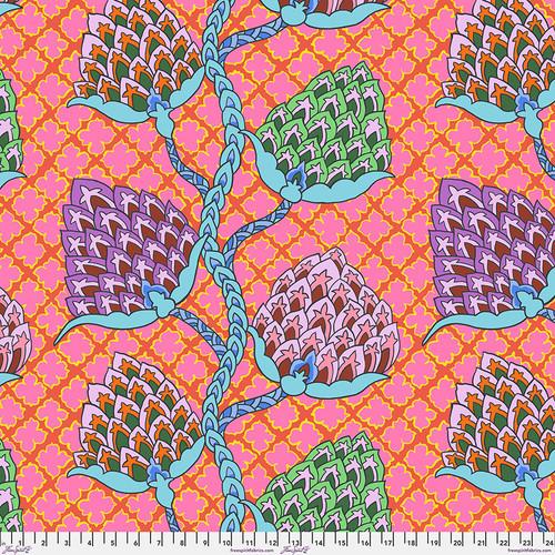 KF Coll. February 2024-Paisley Flower Fuchsia PWGP200.Fuchsia