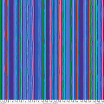 Kaffe Fassett Collective February 2026-Echo Stripe Blue PWGP209.BLUE