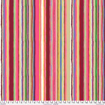 Kaffe Fassett Collective February 2026-Echo Stripe Magenta PWGP209.MAGENTA