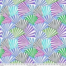 Kaffe Fassett Collective February 2026-Fanfare Blue PWGP211.BLUE