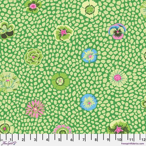 Kaffe Collective August 2024 - Guinea Flower - Moss PWGP059.MOSS