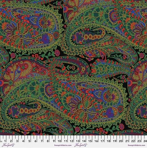 Kaffe Fassett August 2022-Paisley JungleMoss GP60.MOSS