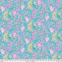 Kaffe x Morris & Co.-Leicester Aqua  PWKW011.AQUA
