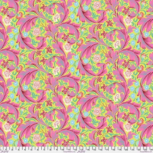 Kaffe x Morris & Co.-Leicester Fuchsia PWKW011.FUCHSIA