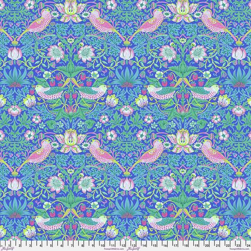 Kaffe x Morris & Co.-Strawberry Thief Blue  PWKW013.BLUE