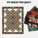 Kaleidoscopic Frames Quilt Kit - Finished Size: 61" x 78"