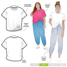 Kempsey Knit Top Pattern Size 4-16