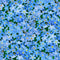 Landscape Medley-Forget Me Nots Blue 542-BLUE