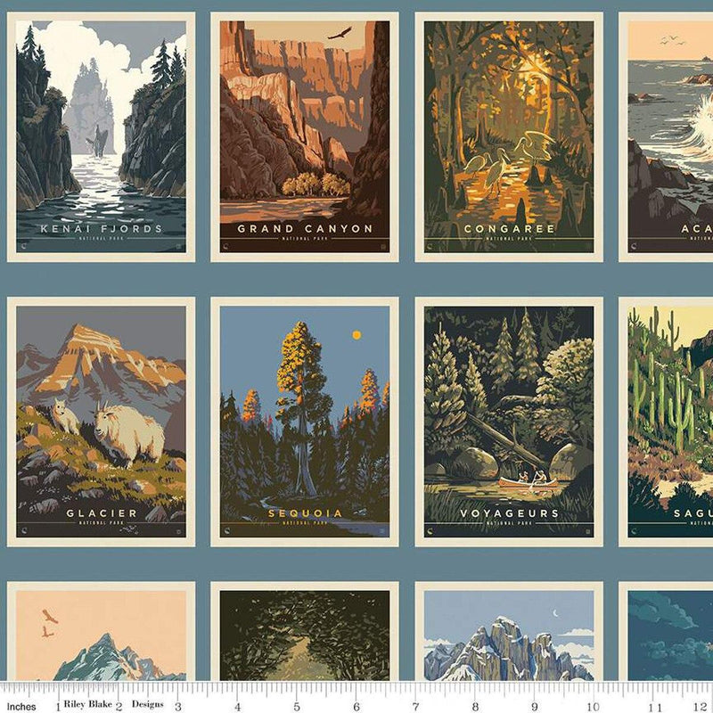 Legends Of The National Parks-Postcards Blue CD13291-BLUE