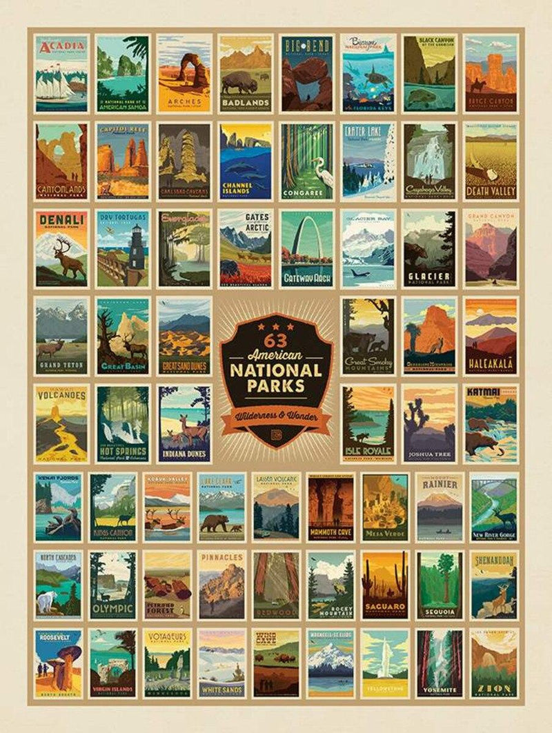 Legends Of The National Parks - 72" Wilderness Wonders Panel P9770-WILDERNESS