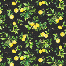 Lemon Zest-Citrus Grove Black Y4734-3