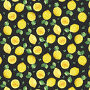 Lemon Zest-Tossed Lemons Black Y4735-3