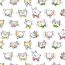 Let's Bake-Cat Faces White Y4962-1