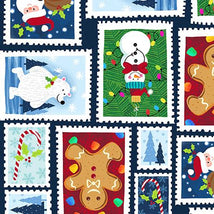 Letters to Santa-Christmas Stamps...Navy 2600-31972-N